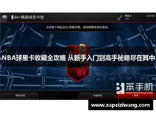 NBA球星卡收藏全攻略 从新手入门到高手秘籍尽在其中